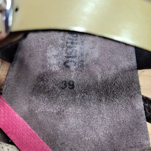 Mephisto Huleda Women's 39/ 9 US Multi Color Strappy Comfort Slide Sandals Cork - Picture 8 of 8